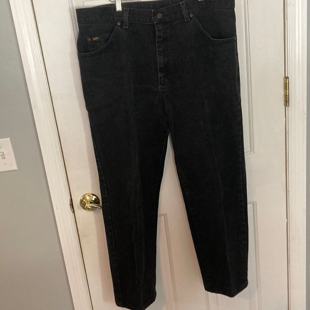 Lee men’s‎ black jeans, size 40 x 30